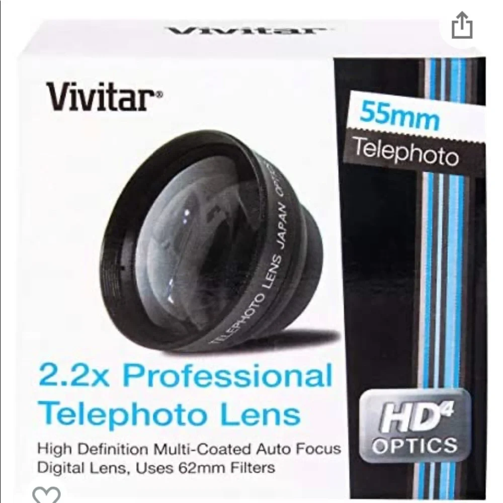 Vivitar 55m 2.2 professional telephoto Lens
